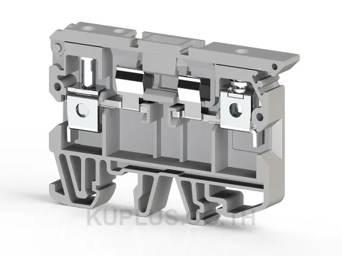 6mm2,screw type,fuse terminal block(5x20-25),Insulation material PA,Grey