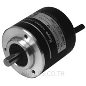 Koyo Encoder, Incremental, Medium Duty, 1000 Pulses per Revolution, 8mm Solid Shaft, 50mm Diameter Body, 5VDC, Line Driver (Differential - 26LS31), IP65 (Waterjet Proof), 0.5 meter Cable, Tinned Ends, Mounting Screws included