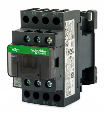 3P CONTACTOR 9A AC3 4KW 1NO 1NC 220VDC COIL