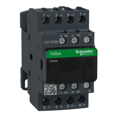 Contactor, 4 Poles, 5NO/1NC, 25A @ 440V, 230V Coil