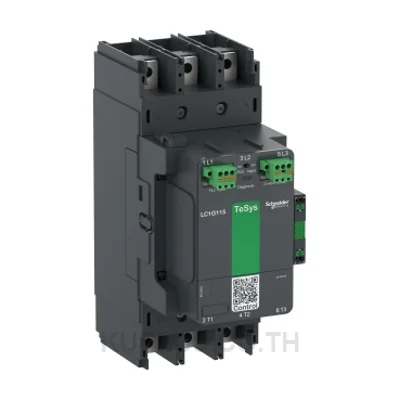 Schneider LC1G115KUEN High power contactor TeSys Giga, 3 pole (3NO), AC-3 <=440V 115A, standard version, 100…250V wide band AC/DC coil