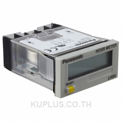 Digital Hour Meter - LH2H; DIN; Half; 7Digit; Flash Mounting; 0-999h59m59s