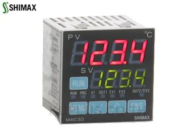 เครื่องควบคุมอุณหภูมิแบบดิจิตอล  Power Supply : 100-240VAC - Output : Relay  1A 240VAC 2A  / Voltage pulse  SSR Drive / Current    4– 20MA