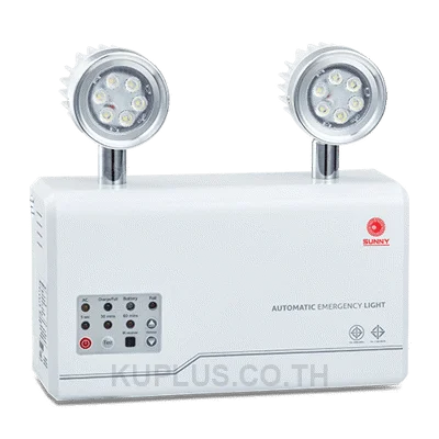 โคมไฟฉุกเฉิน Sunny MCU203NC5 แบตเตอรี่ 12 V 2.9 Ah สำรองไฟ 5 ชั่วโมง