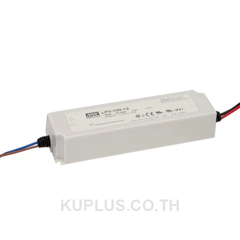 LED Driver (แหล่งจ่ายไฟสำหรับ LED) Mean Well LPV-100-15 101 W เอาต์พุต 15 V 6.7 A IP67