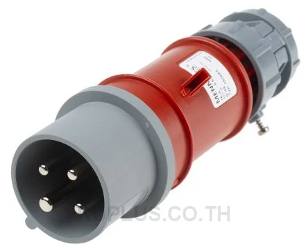 3926, ปลั๊กตัวผู้อุตสาหกรรม แบบเข้าสาย Mennekes ซีรีส์ PowerTOP 16A 4P 400V IP44 สีแดง