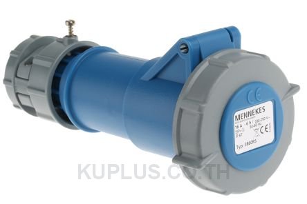 Mennekes PowerTOP Series, IP67 Blue Cable Mount 2P+E Industrial Power Socket, Rated At 16A, 230 V