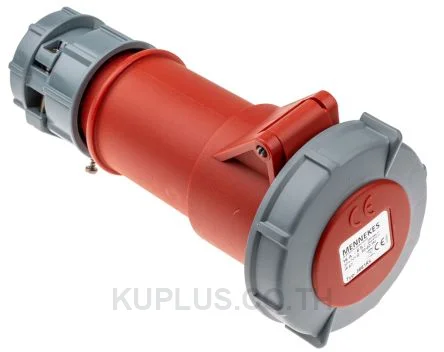 Mennekes PowerTOP Series, IP67 Red Cable Mount 5P Industrial Power Socket, Rated At 16A, 400V