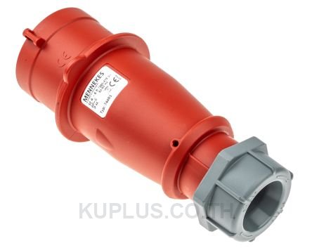 Mennekes IP44 Red Cable Mount 7P Industrial Power Plug, Rated At 32A, 400V