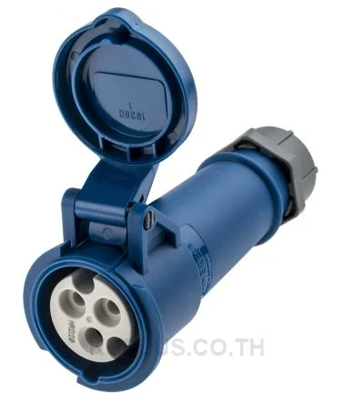 510, ปลั๊กตัวเมียอุตสาหกรรม แบบเข้าสาย Mennekes 16A 3P 230V IP44 สีน้ำเงิน