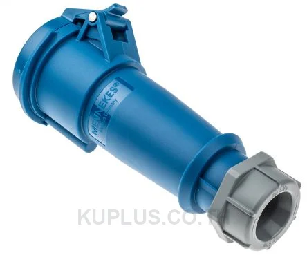 522, ปลั๊กตัวเมียอุตสาหกรรม แบบเข้าสาย Mennekes 32A 3P 230V IP44 สีน้ำเงิน