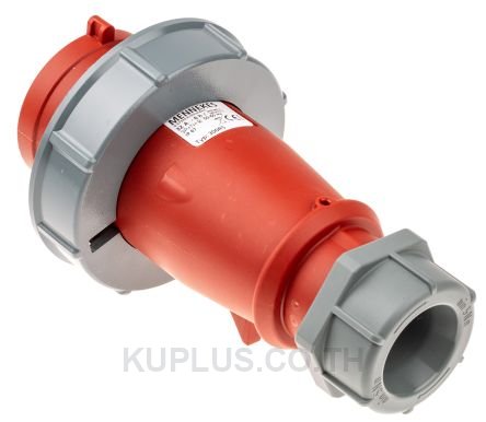 Mennekes IP67 Red Cable Mount 5P Industrial Power Plug, Rated At 32A, 400V