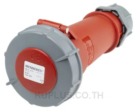 556, ปลั๊กตัวเมียอุตสาหกรรม แบบเข้าสาย Mennekes ซีรีส์ AM-TOP 32A 4P 400V IP67 สีแดง