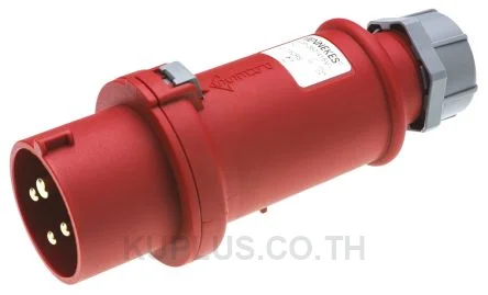 Mennekes ProTOP Series, IP44 Red Cable Mount 4P Industrial Power Plug, Rated At 16A, 400V