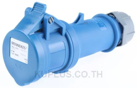 180A, ปลั๊กตัวเมียอุตสาหกรรม แบบเข้าสาย Mennekes ซีรีส์ ProTOP 16A 3P 230V IP44 สีน้ำเงิน