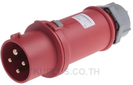 164, ปลั๊กตัวผู้อุตสาหกรรม แบบเข้าสาย Mennekes ซีรีส์ ProTOP 32A 4P 400V IP44 สีแดง