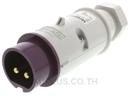 655A, ปลั๊กตัวผู้อุตสาหกรรม แบบเข้าสาย Mennekes 16A 2P 20-25V IP44 สีม่วง