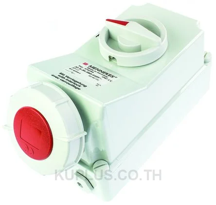 Mennekes Switchable IP67 Interlocked Socket 3PN+E, Earthing Position 6h, 125A, 400V
