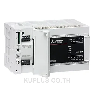 ชุดควบคุม PLC (Base Unit/CPU) Mitsubishi FX5U-32MT/DS I/O 32 จุด ชนิดเอาต์พุต Transistor อินพุต 16 จุด เอาต์พุต 16 จุด