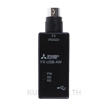 Mitsubishi FX-USB-AW Communication Adapter / Board, Interface Converter USB/RS422 between PC and MELSEC PLC, 3 m