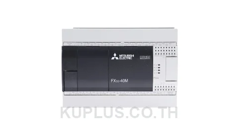 ชุดควบคุม PLC (Base Unit/CPU) Mitsubishi FX3G-40MT/ES I/O 40 จุด ชนิดเอาต์พุต Transistor อินพุต 24 จุด เอาต์พุต 16 จุด AC 100-240 V