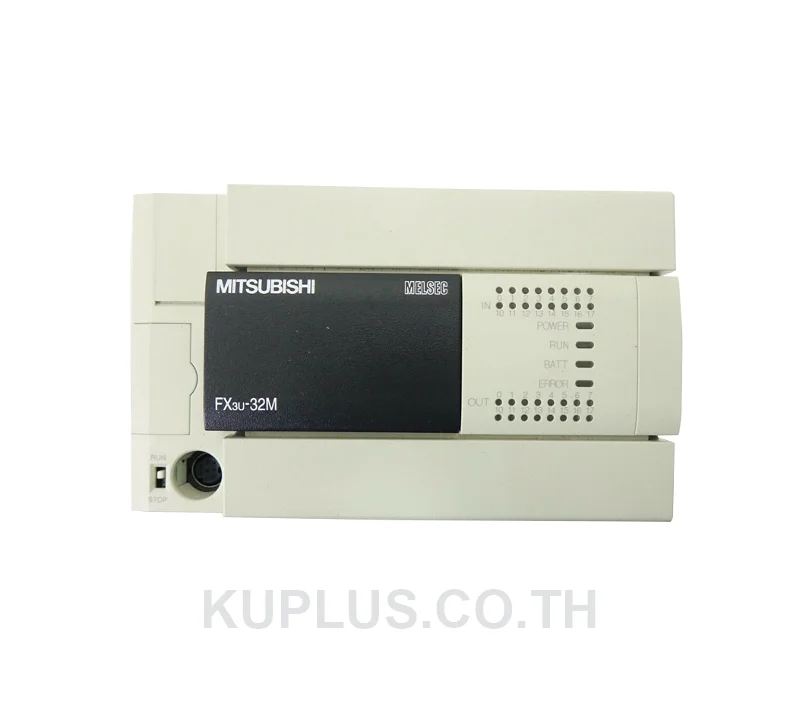 ชุดควบคุม PLC (Base Unit/CPU) Mitsubishi FX3U-32MT/ES-A I/O 32 จุด ชนิดเอาต์พุต Transistor