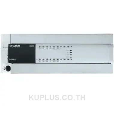 ชุดควบคุม PLC (Base Unit/CPU) Mitsubishi FX3U-80MT/ESS I/O 80 จุด ชนิดเอาต์พุต Transistor อินพุต 40 จุด เอาต์พุต 40 จุด AC 100-240 V