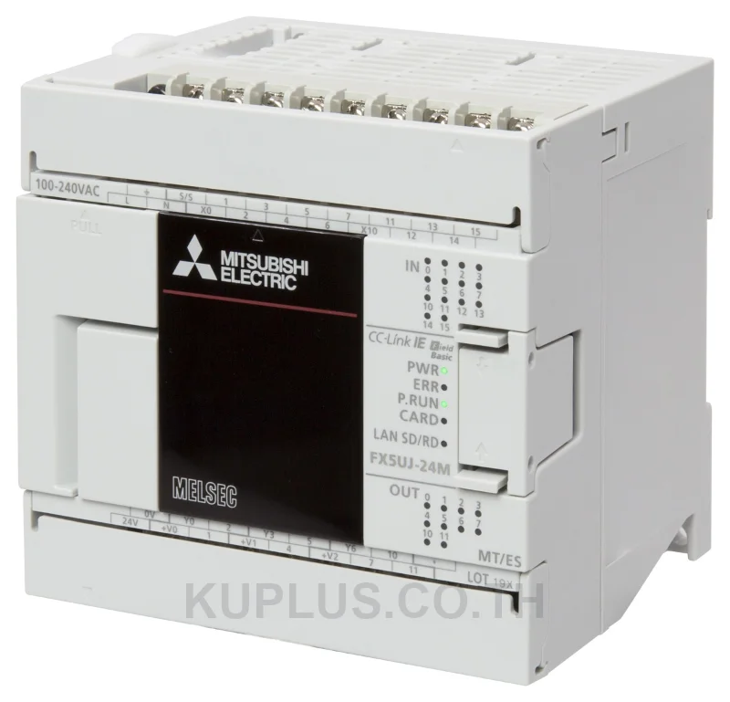 Mitsubishi FX5UJ-24MT/ES อินพุต 14 จุด เอาต์พุต 10 จุด
