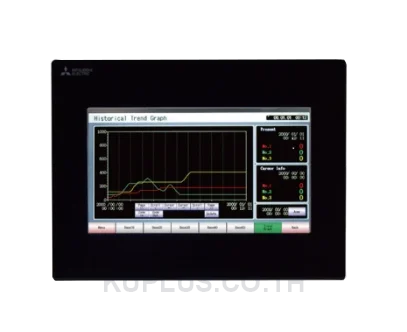 Mitsubishi GS2107-WTBD 7 WVGA TFT, 65k Colour Graphic Operator Terminal, 800x480 Pixel Touch Screen, With Ethernet, RS232 And RS422/485, USB (Device) Connections, Plus Sd Memory Card Slot.