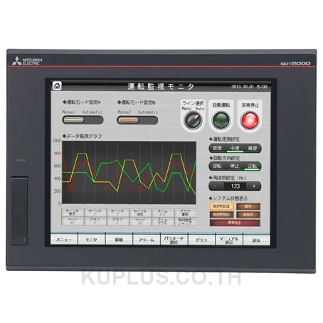HMI with 10.4" VGA screen Colour 24Vdc Black,Ethernet, RS232 & RS422/485