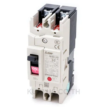 Mitsubishi Moulded Case Circuit Breaker (MCCB) NF63-HV, 2P, 25A, 25kA breaking capacity