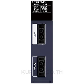 Mitsubishi QJ71LP21-25 Network / Communication Module, Q Series MELSECNET10/H Master/Slave module, fibre duplex loop, SI/QSI