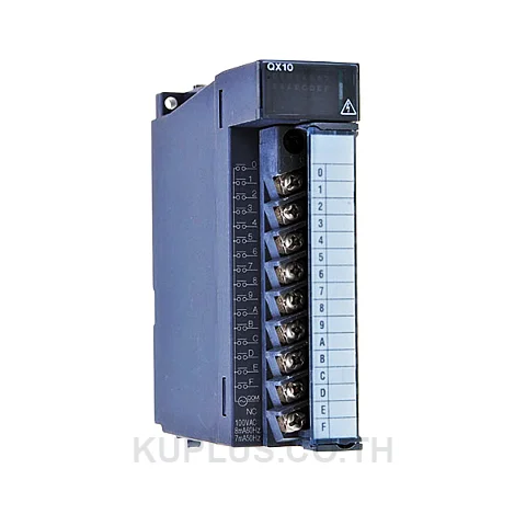 โมดูลอินพุตดิจิทัล Mitsubishi QX10 อินพุต 16 จุด