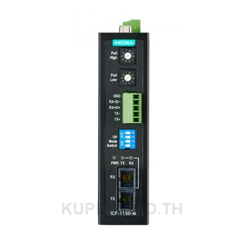 คอนเวอร์เตอร์ซีเรียล-ไฟเบอร์ MOXA ICF-1150I-M-SC RS-232/422/485