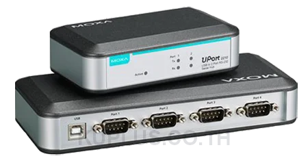 ตัวแปลง USB เป็นซีเรียล / USB Hub MOXA UPort 2410 4 พอร์ต RS-232
