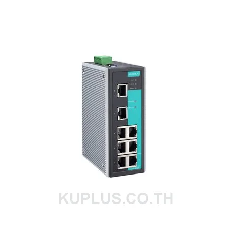 MOXA EDS-408A, Entry-level managed Ethernet switch with 8 10/100BaseT(X) ports, -10 to 60°C operating temperature
