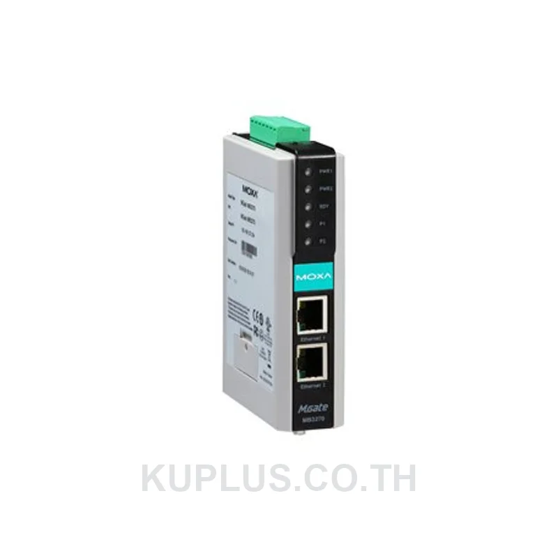 เกตเวย์แปลงโปรโตคอลอุตสาหกรรม MOXA MGate MB3270 2 พอร์ต RS-232/422/485