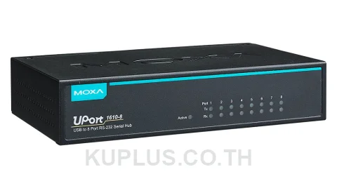 ตัวแปลง USB เป็นซีเรียล / USB Hub MOXA UPort 1650-8 8 พอร์ต RS-232/422/485