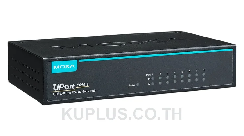 MOXA UPort 1610-8, 8 Port USB-to-Serial Hub, RS-232