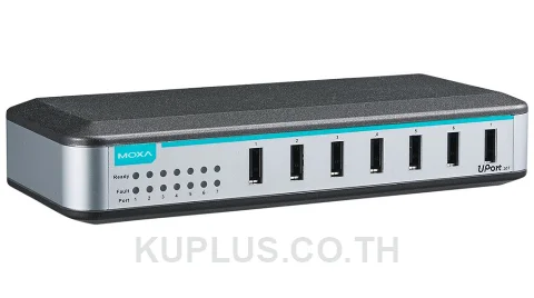ตัวแปลง USB เป็นซีเรียล / USB Hub MOXA UPort 207 7 พอร์ต