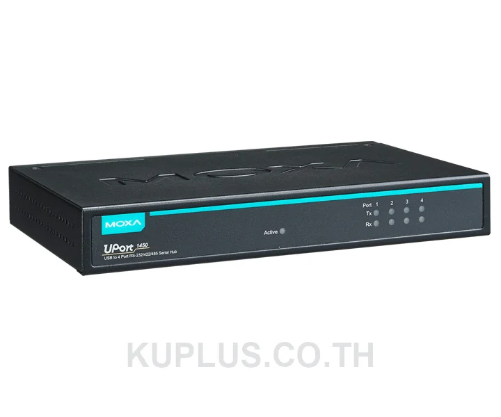 ตัวแปลง USB เป็นซีเรียล / USB Hub MOXA UPort 1450 4 พอร์ต RS-232/422/485