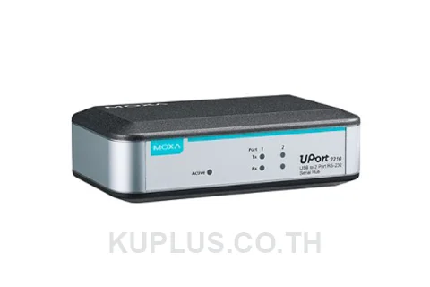 ตัวแปลง USB เป็นซีเรียล / USB Hub MOXA UPort 2210 2 พอร์ต RS-232