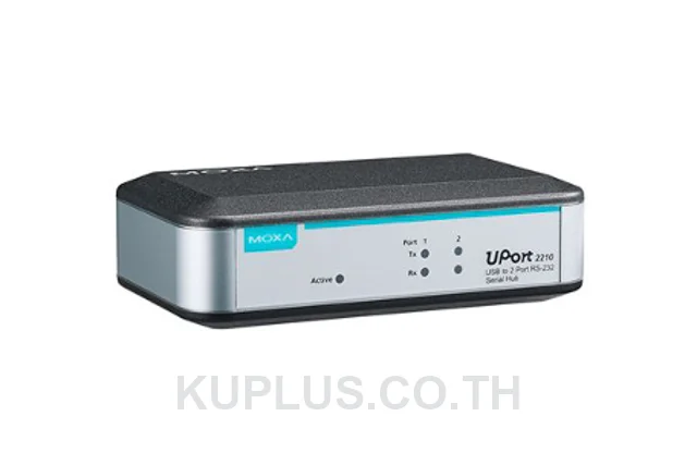ตัวแปลง USB เป็นซีเรียล / USB Hub MOXA UPort 2210 2 พอร์ต RS-232