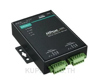 เซอร์เวอร์แปลงพอร์ตซีเรียลเป็นอีเทอร์เน็ต (Serial Device Server) MOXA NPort 5230A-T 2 พอร์ต RS-422/485 อุณหภูมิ -40 ถึง 75 °C