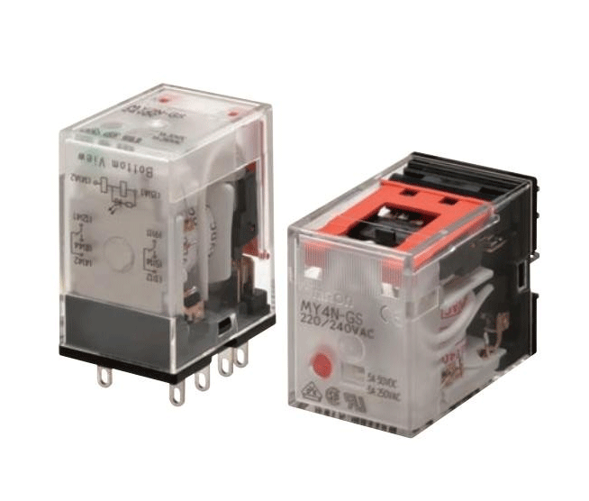 RELAY, POWER, AC100/110, 4P with LED Indicator