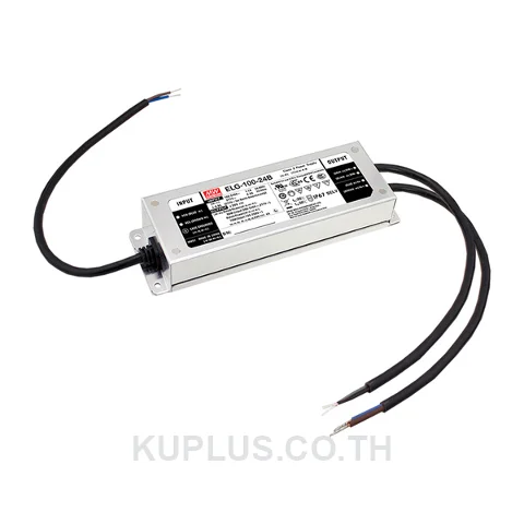 LED Driver (แหล่งจ่ายไฟสำหรับ LED) Mean Well ELG-100-48B-3Y 96 W เอาต์พุต 24 - 48 V 2 A IP67