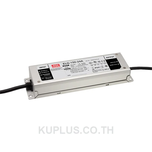 LED Driver (แหล่งจ่ายไฟสำหรับ LED) Mean Well ELG-150-12 120 W เอาต์พุต 6 - 12 V 10 A IP67