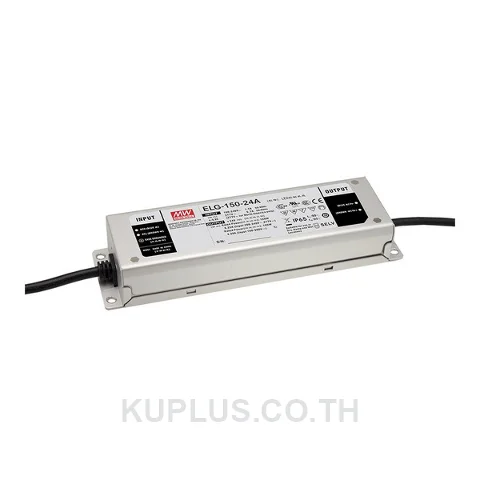 LED Driver (แหล่งจ่ายไฟสำหรับ LED) Mean Well ELG-150-54B-3Y 151 W เอาต์พุต 27 - 54 V 2.8 A IP67