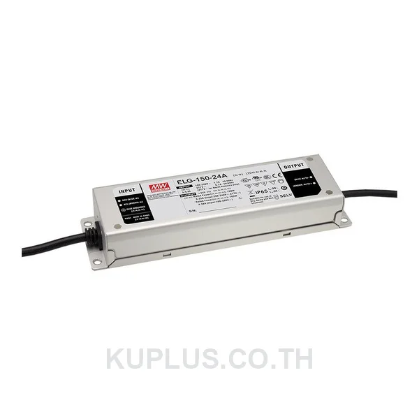 LED Driver (แหล่งจ่ายไฟสำหรับ LED) Mean Well ELG-150-36A 150 W เอาต์พุต 32.4 - 39.6 V 4.17 A IP65