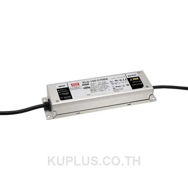 LED Driver (แหล่งจ่ายไฟสำหรับ LED) Mean Well ELG-150-C700A 150 W เอาต์พุต 107 - 214 V 700 mA IP65